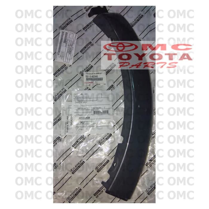 (100% Original) Moulding Extension Bumper Depan Kiri Rush Terios 52113-BZ060