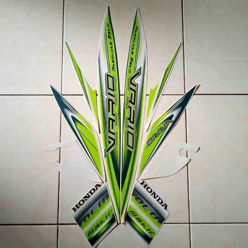 Jual stiker motor vario cw 110 2008 putih | Shopee Indonesia