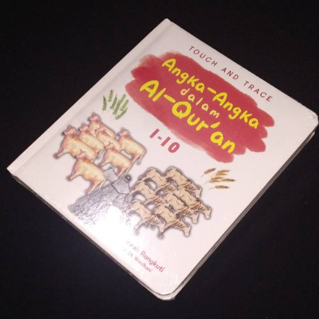Buku anak : Angka angka dalam Al-Qur'an (Touch and Trace)