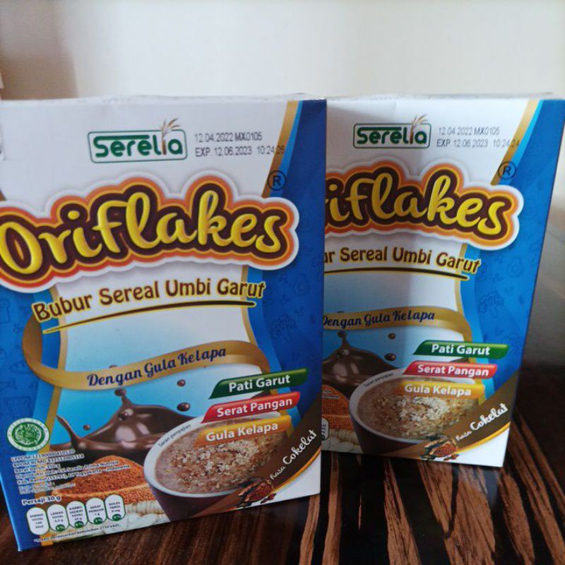 

Oriflakes Bubur Sereal Umbi Garut (Rasa Coklat)