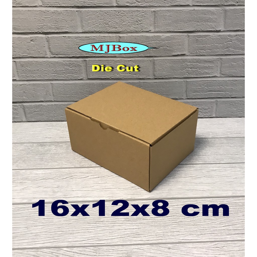 kardus 16 x 12 x 8 cm...... Die Cut  ( untuk pembelian di atas 10 pcs harga lebih murah )-3