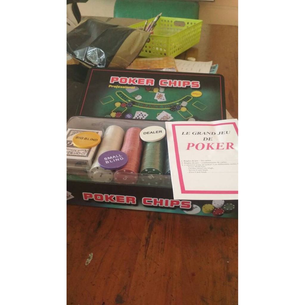 Board Game Chip Poker Set Isi 300