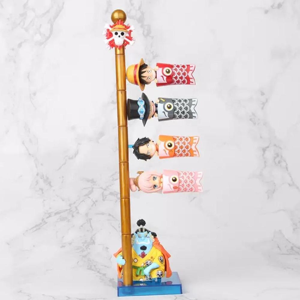 Action Figure Set One Piece Fish Flag Anime Figure Set OnePiece