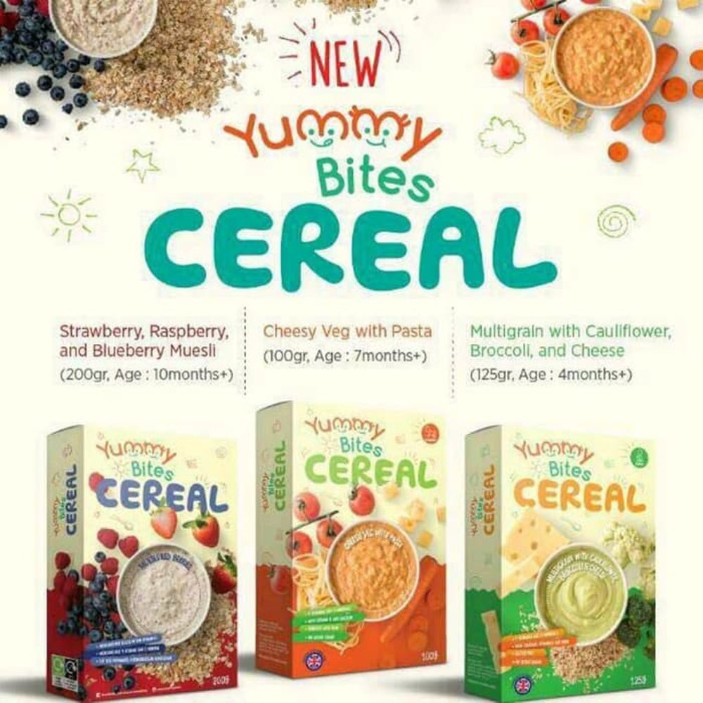 Yummy Bites Cereal / Snack MPASI / Snack Bayi / Snack Anak / Cemilan Bayi / Cemilan Anak / MPASI Bayi / Anti GTM / Non MSG / Non Pengawet / Cereal Mpasi / Cereal Bayi / Cereal Yummy Bites Nayz Cereal