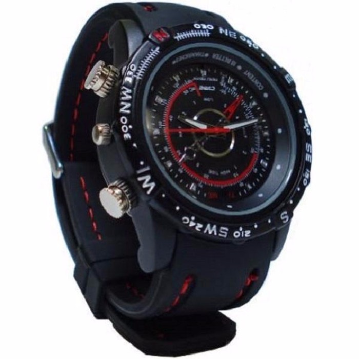 MUST HAVE Jam tangan kamera pengintai Spy Camera Watch R1 Hidden watch TERBARU