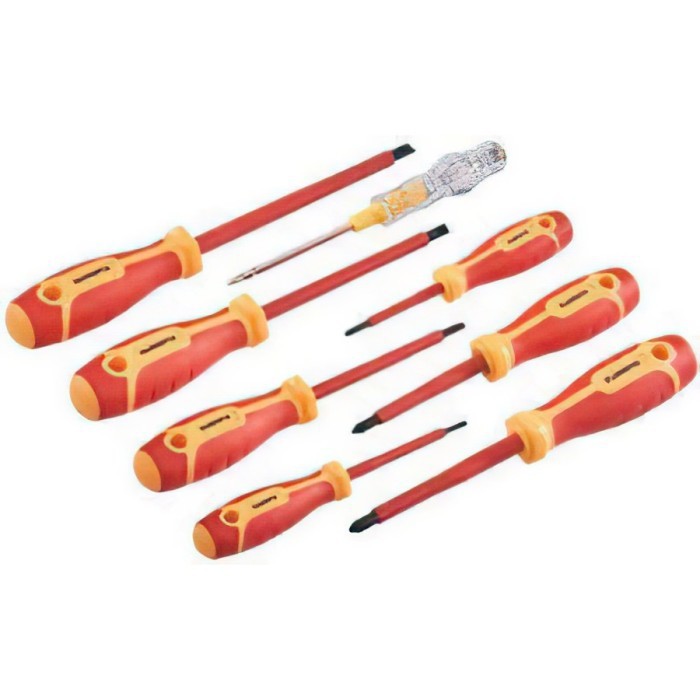 LAKONI PRO OBENG LISTRIK SET SCREWDRIVER SET 8 PCS