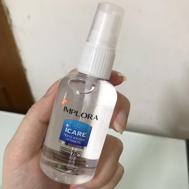 Implora iCare Hand Sanitizer Cair Spray Antiseptic 60ml