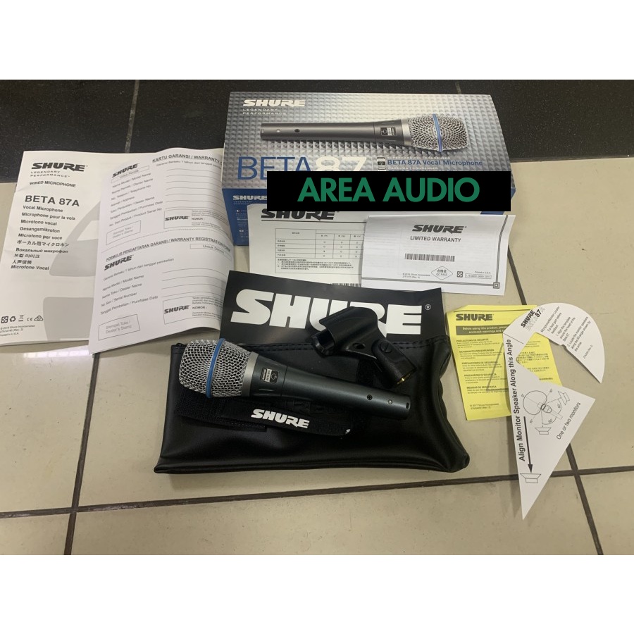 Mic Shure Beta 87 A/C | BETA87 A/C | BETA 87 mic Condenser Vocal original
