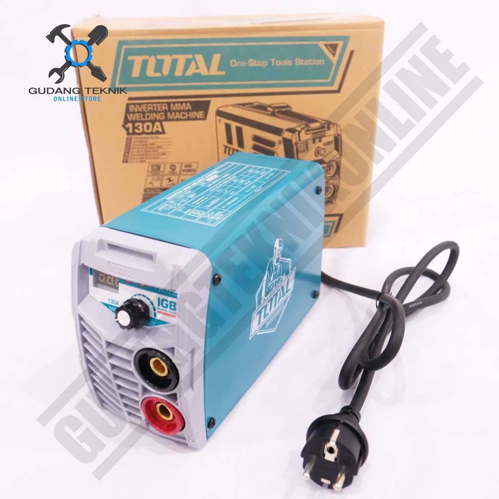 Mesin Las Listrik TOTAL TW21306 / Travo Las Inverter MMA 130A TOTAL - Trafo Mesin Las TW 21306 TOTAL