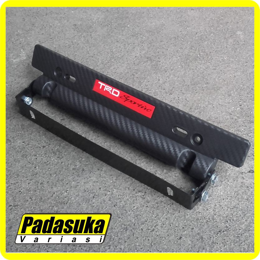 Dudukan Plat Nomor JDM TRD Carbon