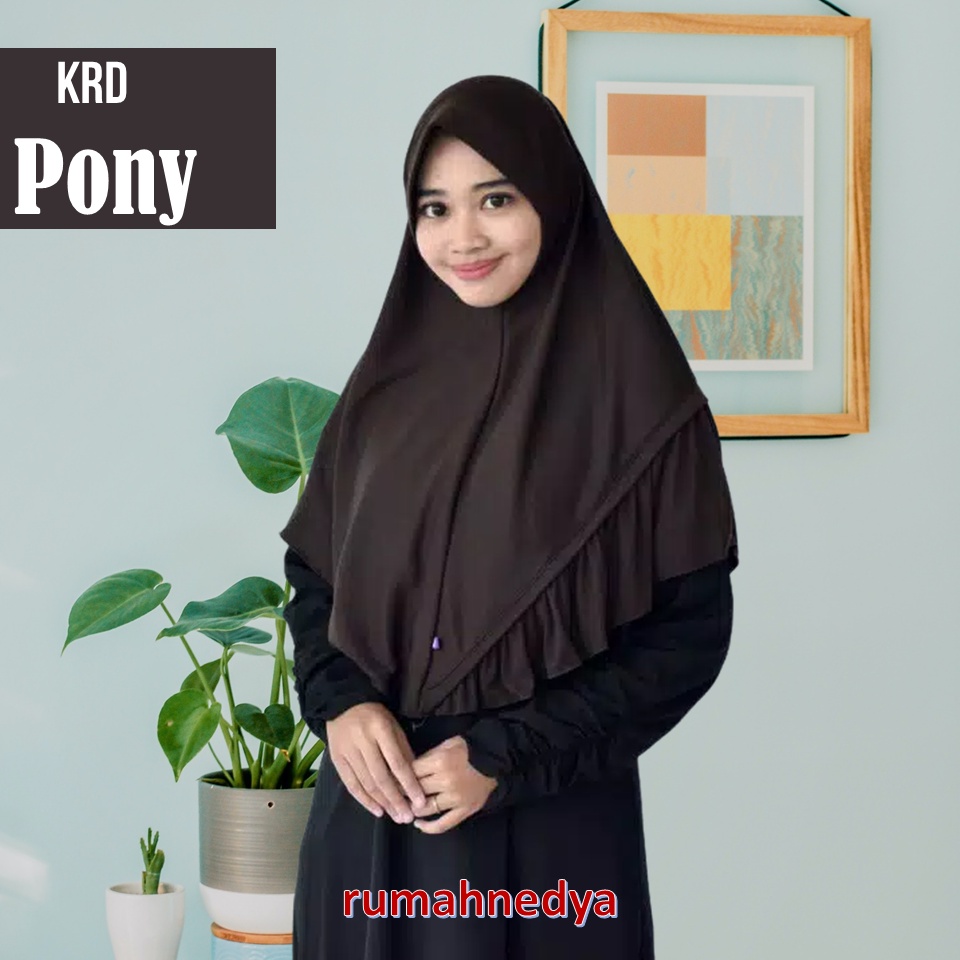 Kerudung Rabbani Asli Sekolah Pony Ori Polos