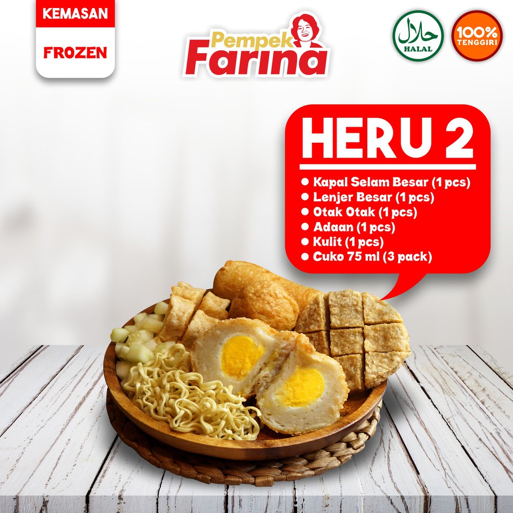 Pempek Farina Paket Heru (Hemat Seru) 2