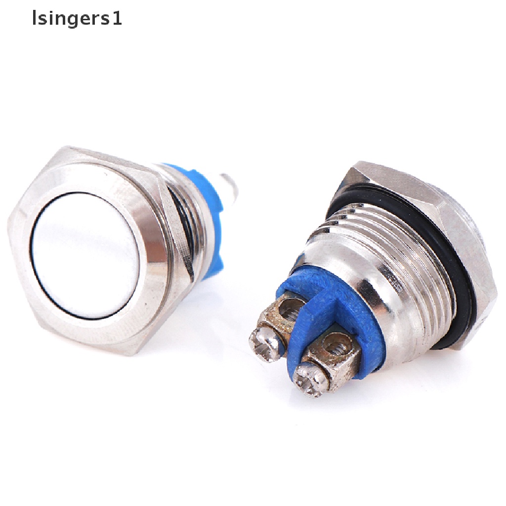 (lsingers1) Tombol Tekan Metal 16mm Tanpa Momentary reset