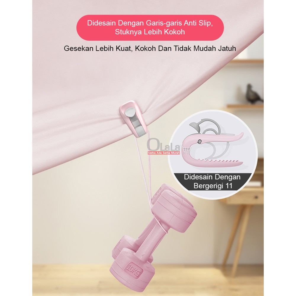 KLIP PENJEPIT SELIMUT (1PACK ISI6PCS) OLL-4006