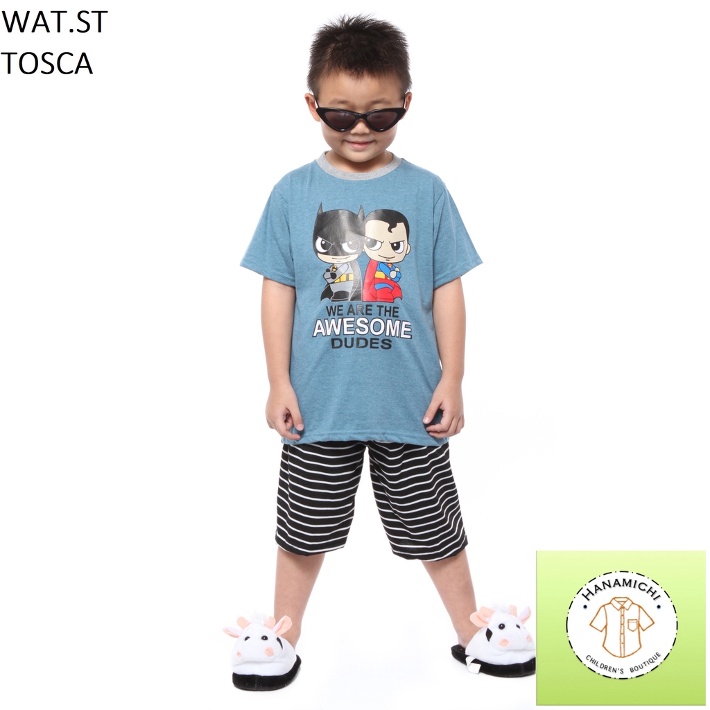 Hanamichi WAT.ST Setelan Anak Lengan Pendek