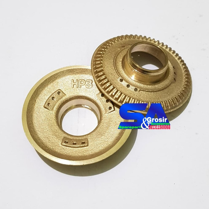 TRQ7CV Burner Kompor Gas Model Hp3 Hitachi - Tdc - Todachi - Spare Part S471Zgs