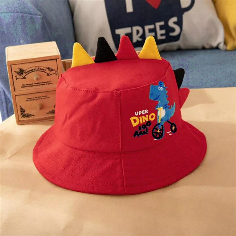 Maxkenzo Topi Uper 2 - 5 Tahun Topi Anak BerKualitas-Merah