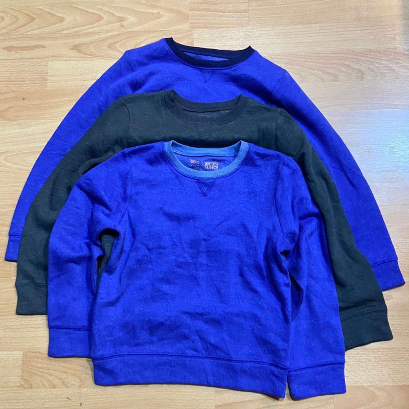 DISNEY Softest Fleece Kids Sweater Anak Polos Original Jumping Beans Sweatshirt Unisex