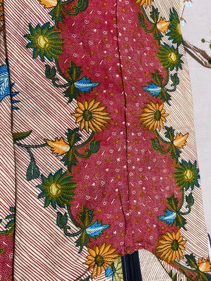 New Bswart Batik Hrb026 Kenongo Padi Pekalongan Sogan Tunik Atasan Batik Wanita