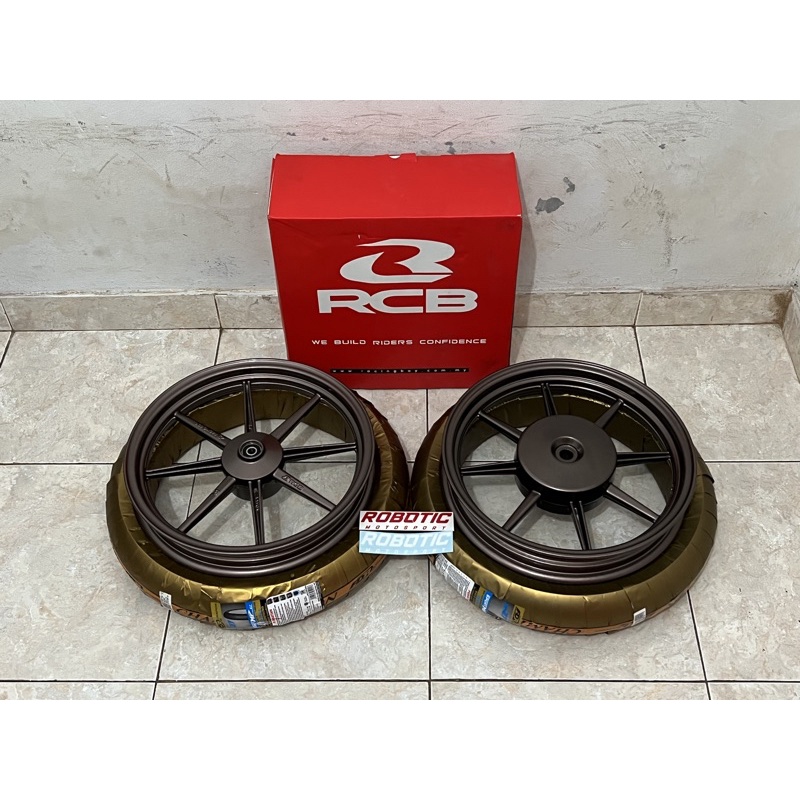 Velg RCB SP811 Bronze + Ban MP27 Honda Scoopy Beat Genio Vario 125 Vario 150