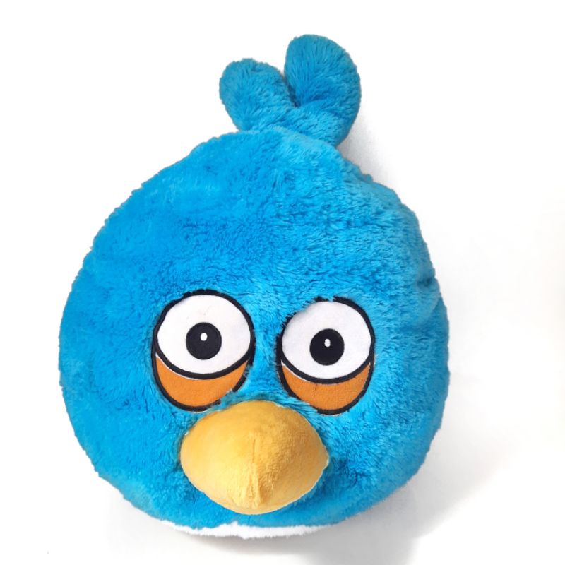 PRELOVED BONEKA ANGRY BIRDS BIRU