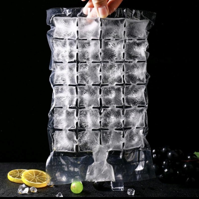 Kantong Cetakan ES 10 Lembar Pembuat Es Disposable Ice Bag Making