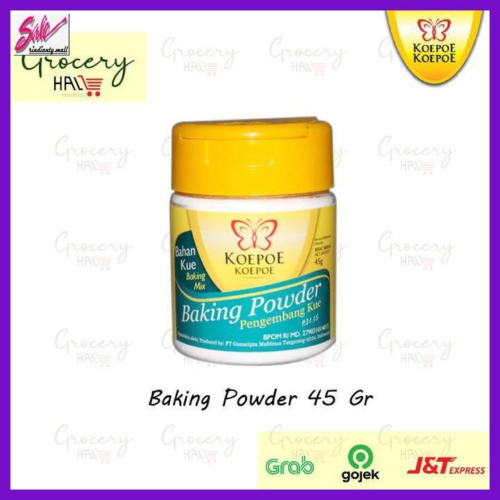 

DERPOWBAKING- KOEPOE BAKING POWDER 45 GRAM -ASLIII.