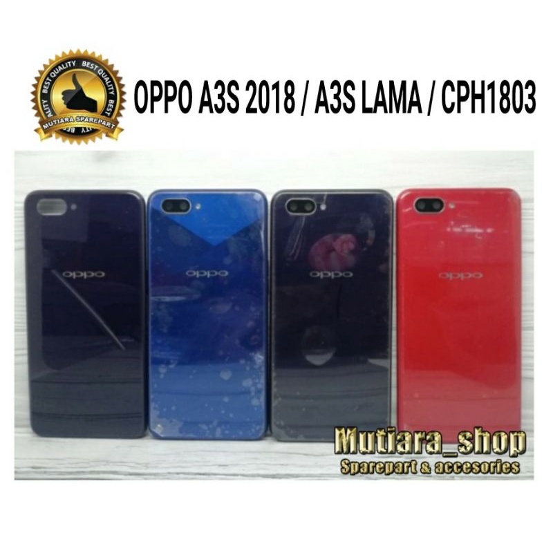 BACKDOOR BACK COVER CASING TUTUP BELAKANG OPPO A3S CPH1803 / A3S LAMA