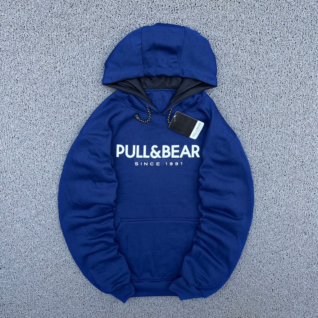 { FREE PAPER BAG } Hoodie Pull And Bear Flocking // Jaket Sweater Pull &amp; Bear Floking Premium Quality