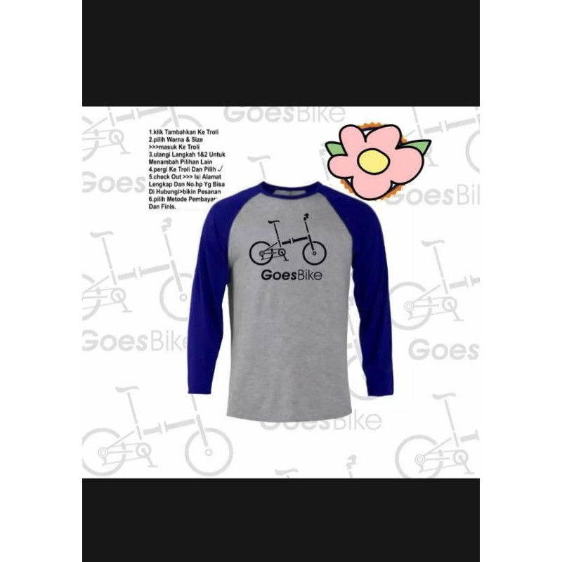 Kaos Lengan Panjang "Goes Bike"