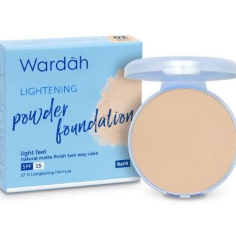 WARDAH  Lightening Powder Foundation SPF 15 /Two Way Cake/Bedak Wardah Refill