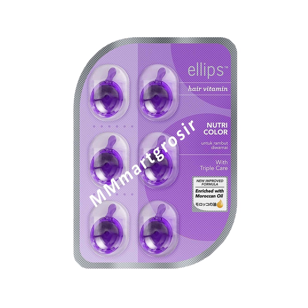 Ellips Hair Vitamin / Vitamin Rambut / Perawatan Rambut / Isi 6 Capsule