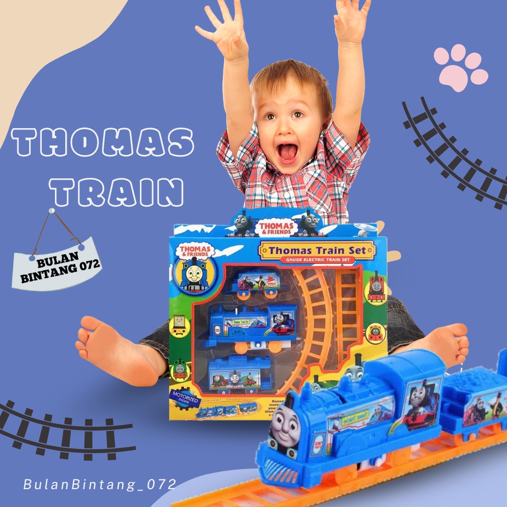 877-33 MAINAN KERETA API THOMAS Kereta Api Mainan Kereta Api Thomas And Friends Edukasi Kado Hadiah 