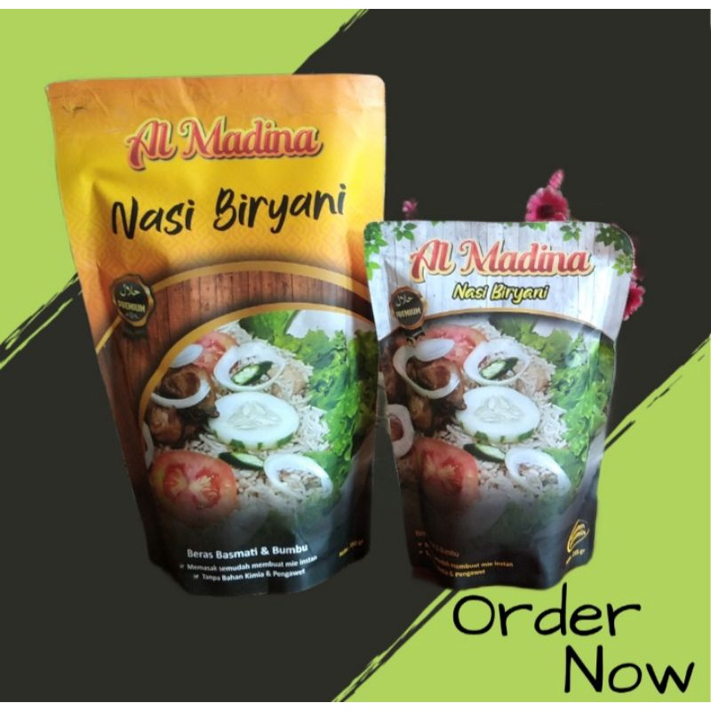 

Beras basmati bumbu briyani almadina kemasan 350 gram