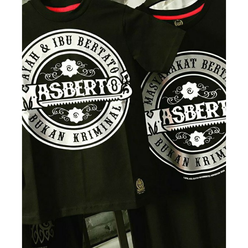 kaos masberto logo bulat. ORIGINAL . isc. ISC indonesian subculture. kaos masberto.