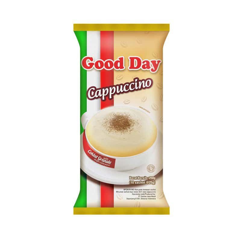 

GOOD DAY CAPPUCCINO COCOA GRANULE ISI 10 SACHET