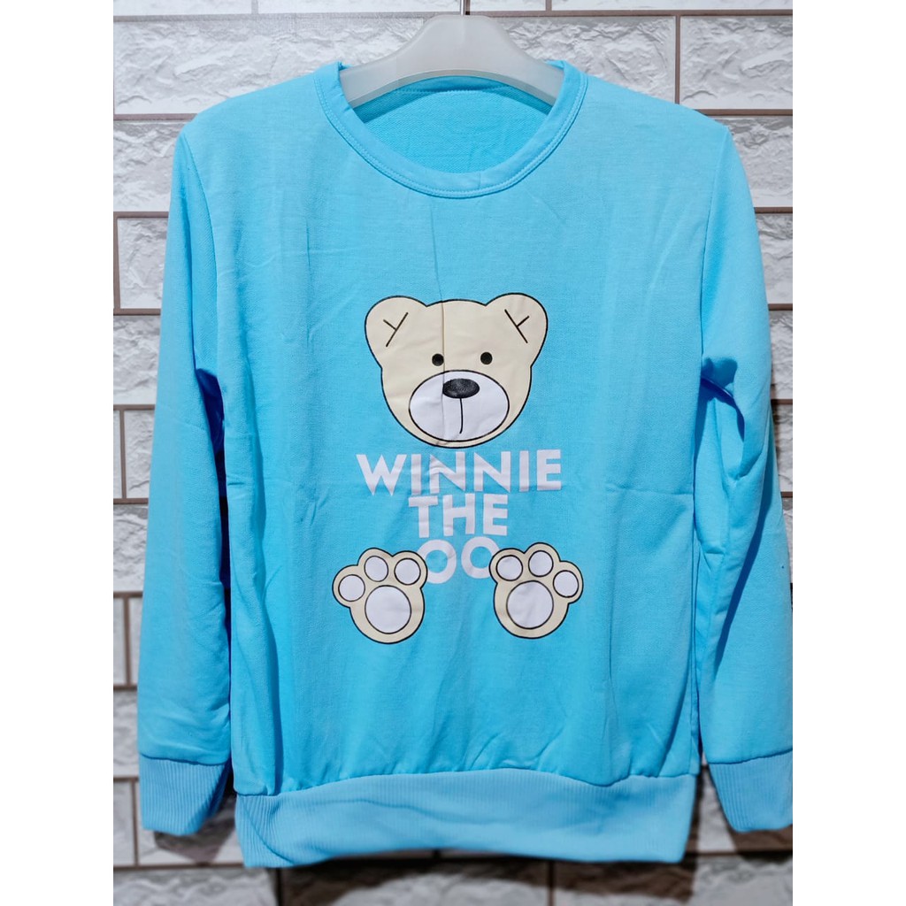 LEANA58 sweater wanita the pooh