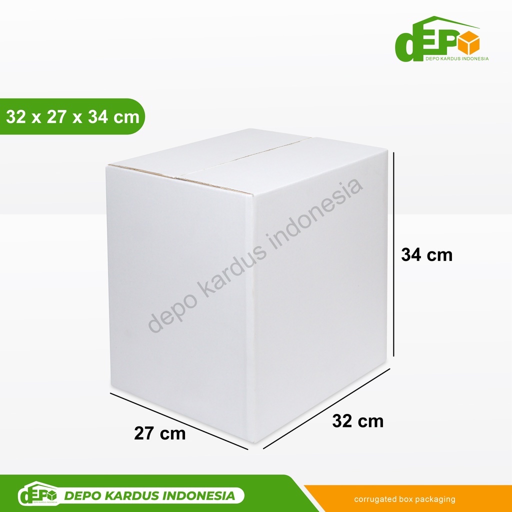

Box 32X27X34 cm (KARIMA) Karton/kardus/paking/Kemasan/BoxNormal/normal/amdk/oleh-oleh/hampers/tinggi34