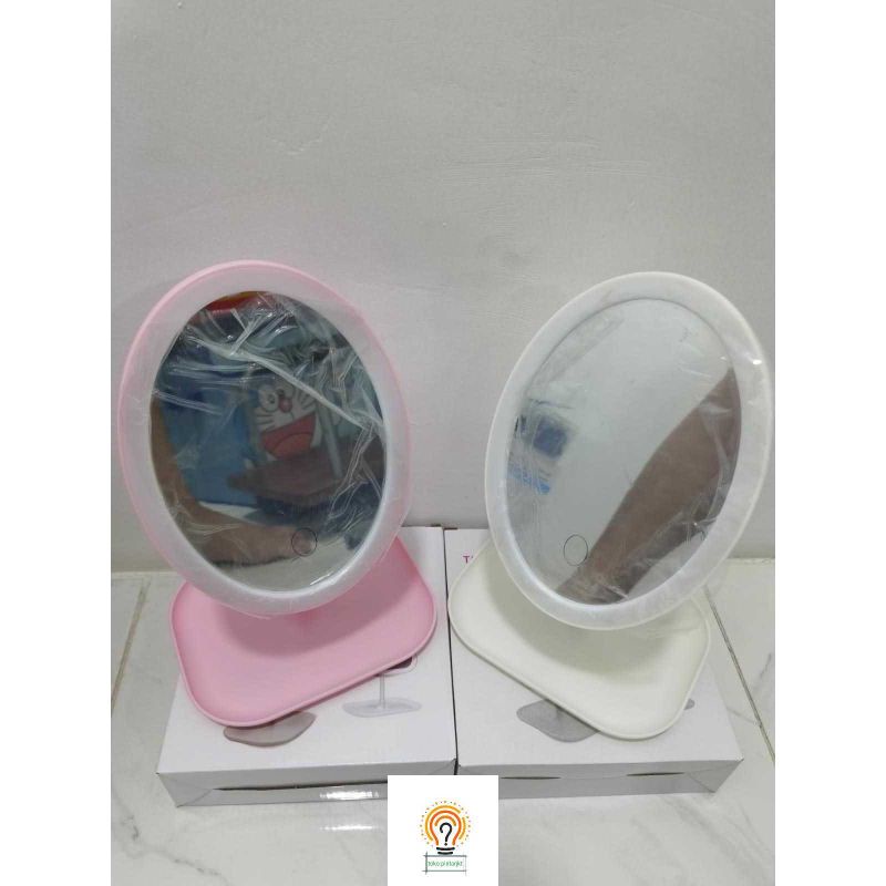 LED Cermin Bulat dengan Lampu LED / Make Up LED Mirror