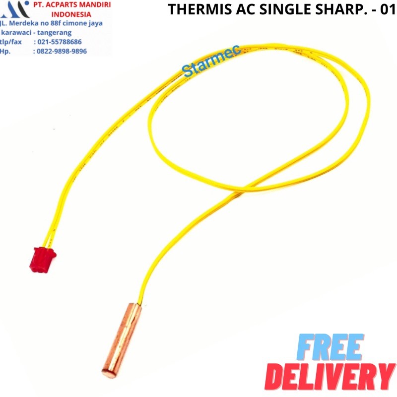 thermis single sharp 01 / thermistor single ac sharp 01