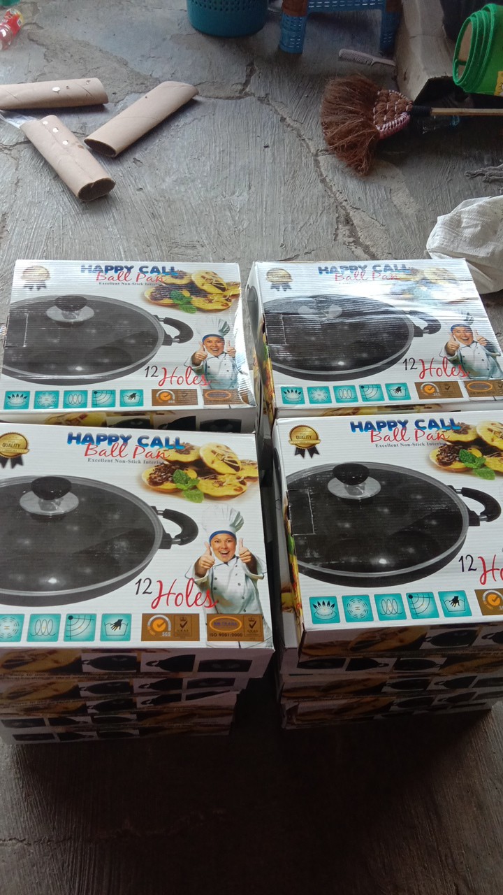 Cetakan Takoyaki Jumbo 12 Lubang + Tutup Kaca