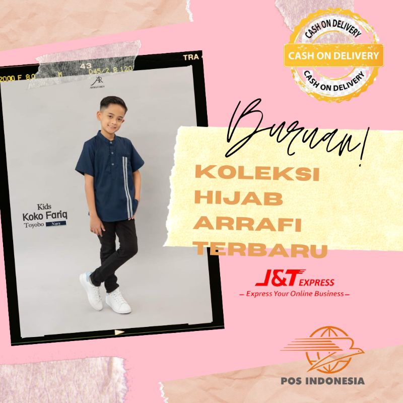 KOKO KEMEJA HEM ATASAN ANAK ARRAFI TERBARU TERLARIS TERHITS KOKO RAFIQ KOKO COUPLE