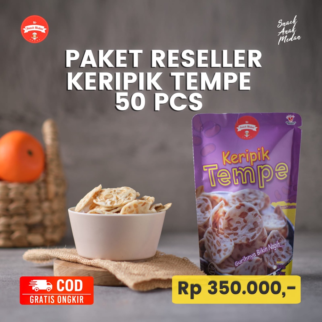 

Keripik Tempe Paket Reseller