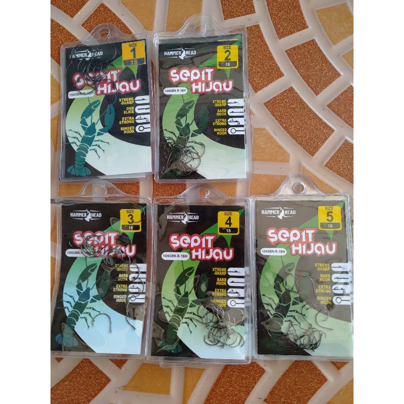 MATA KAIL PANCING UDANG SEPIT HIJAU