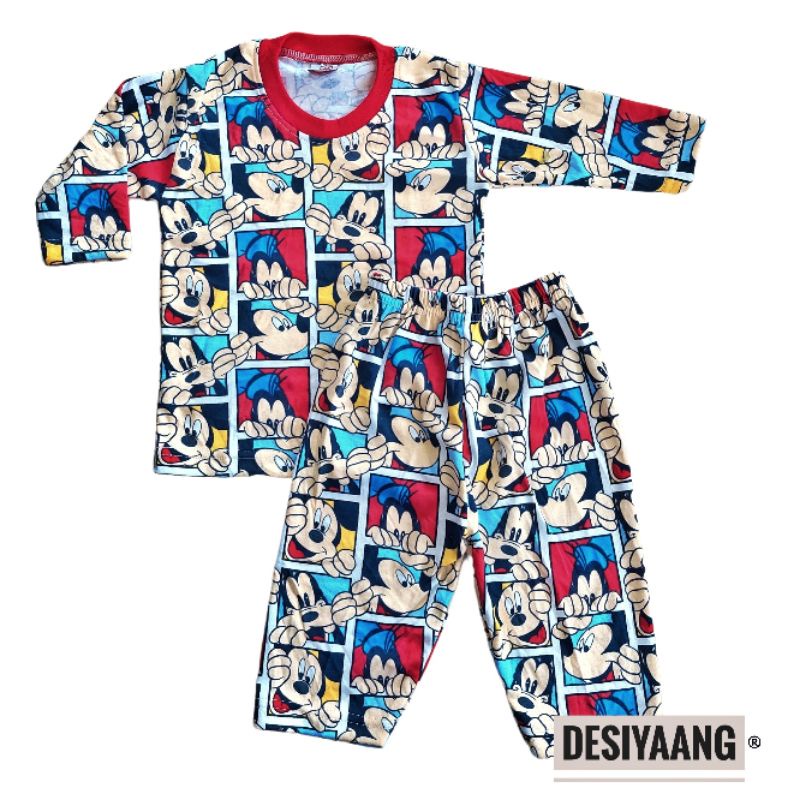 Piyama Anak Qkids Size Xs (5-18bulan) Lengan Panjang