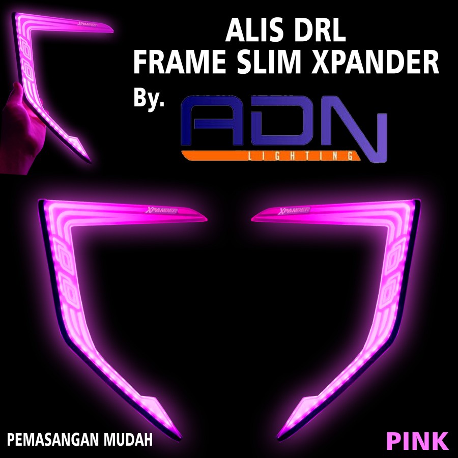 Lampu DRL ALIS SLIM FRAME XPANDER LAZY EYES CUSTOM LED SEPASANG By ADN