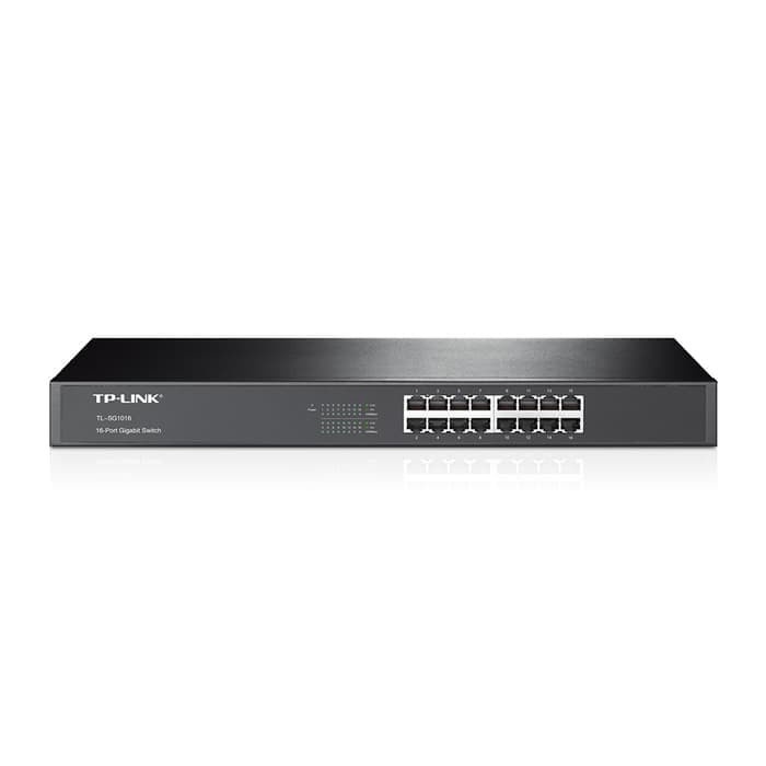 TP-Link TL-SG1016 16-port Gigabit Switch Rackmount | TPLink Switch Hub 16 port GARANSI RESMI