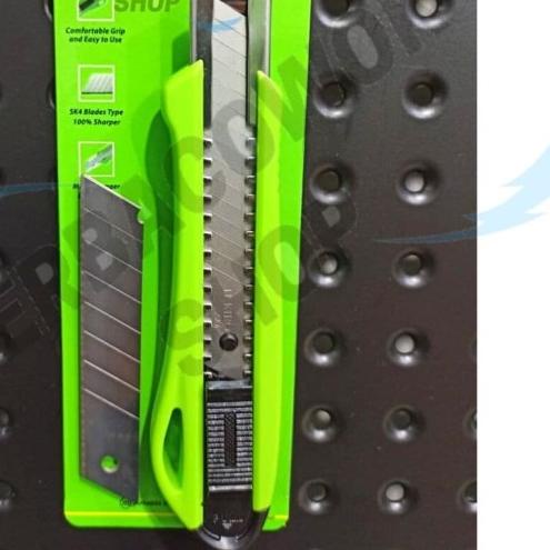 

▲ Tekiro Promo Cutter Knife 18 mm-1 + Bonus 1 Pak Isi Cutter 5 Blade ➢