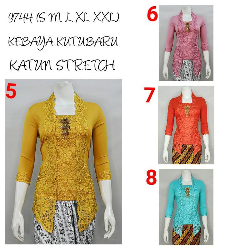 Kebaya kutu baru tunik || atasan tradisional || brukat lapis sudah puring || terbaru dan best seller