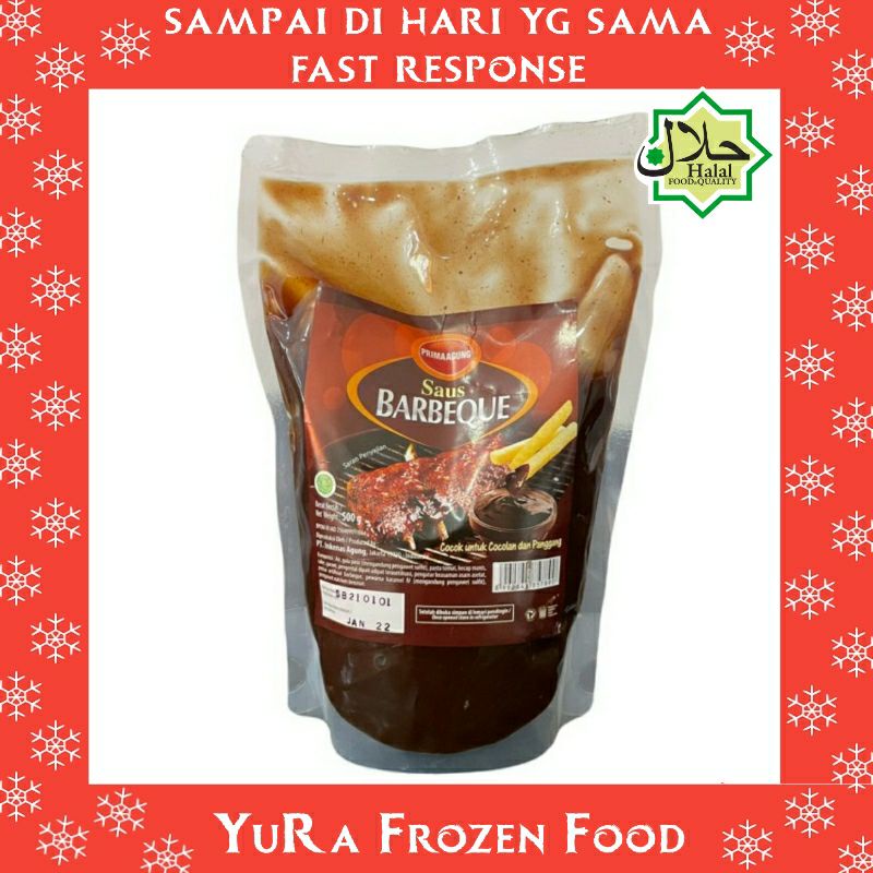 

PRIMA AGUNG Saus Barbeque 500 gr Saos Bbq